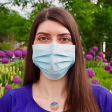 Load image into Gallery viewer, (Pack of 100) FDA Certified Disposable Protective 3-Ply Face Mask