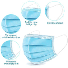 Load image into Gallery viewer, (Pack of 200) FDA Certified Disposable Protective 3-Ply Face Mask