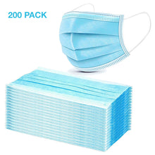 Load image into Gallery viewer, (Pack of 200) FDA Certified Disposable Protective 3-Ply Face Mask